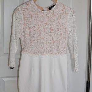 Lulus Short Fitted Lace Dress